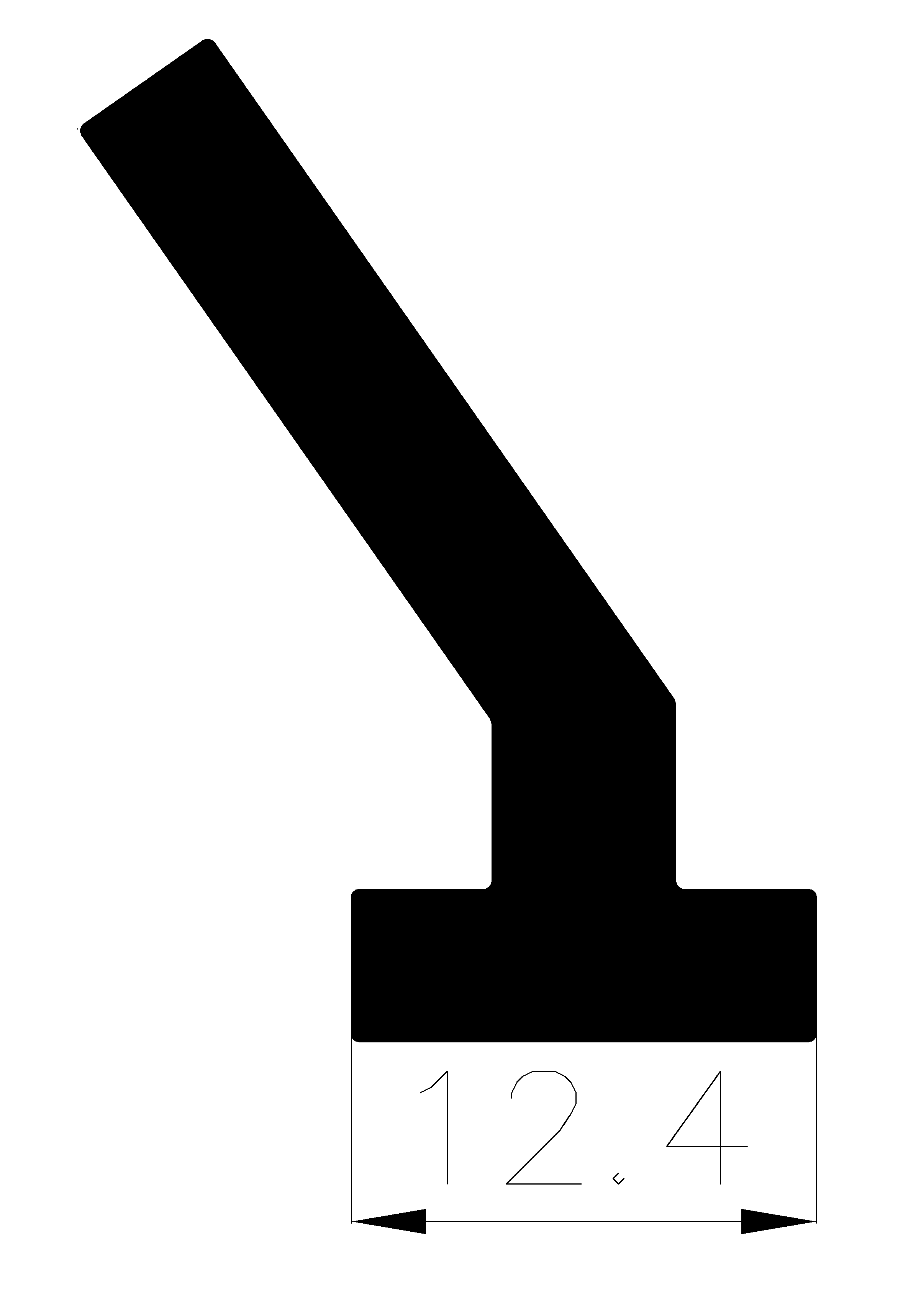 10360380KG - резиновые профили - Крышки и Т-образные профили