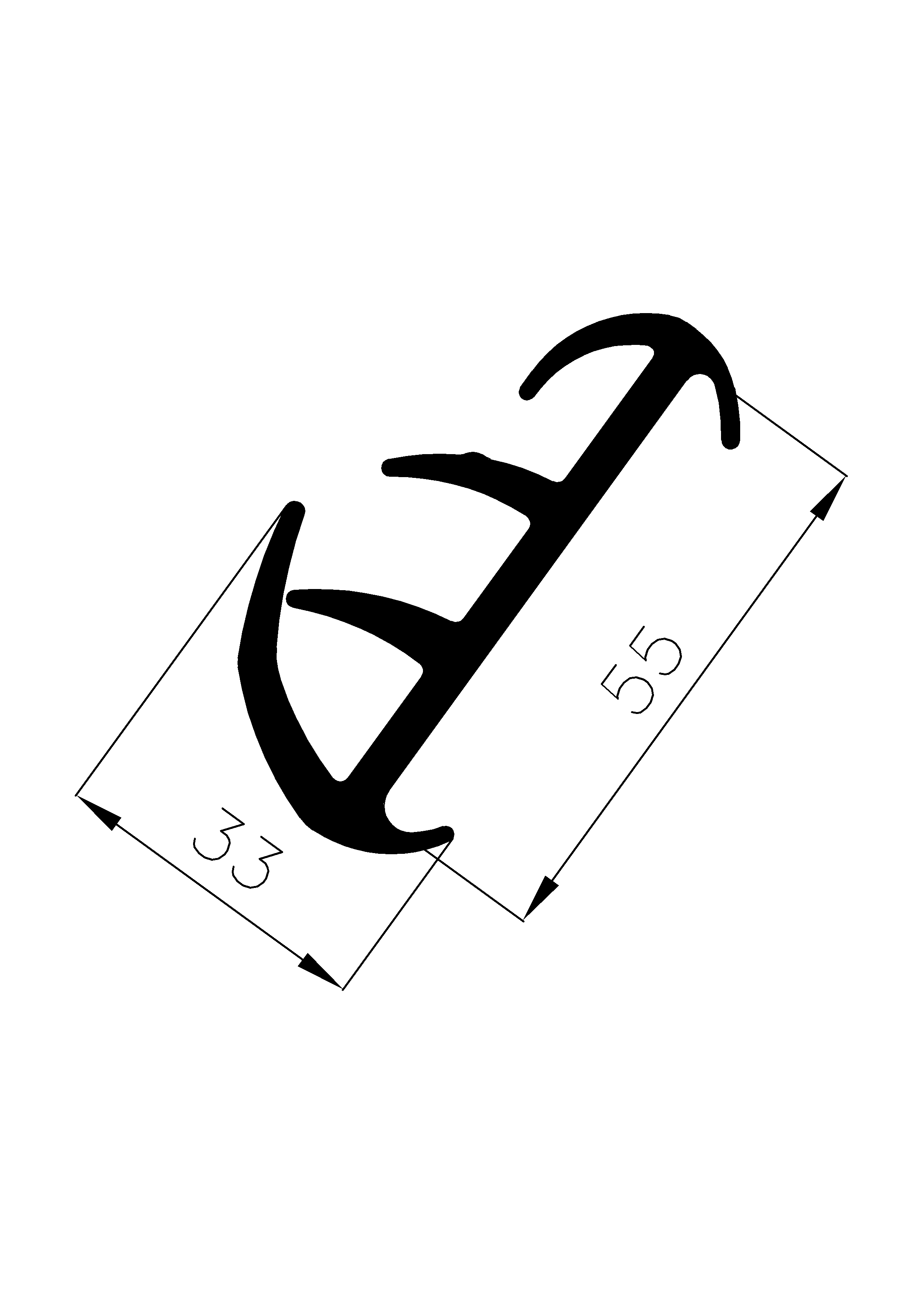 12070370KG - Профили EPDM - Профили для слоёв и изоляции