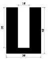 ТУ1-0772 - резиновые профили - U-образные профили
